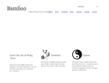 Tablet Screenshot of dallaswingchun.com